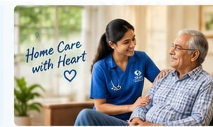 Nurevix Care Nurse and Elderly Patient smiling