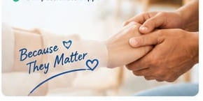 Holding hands with warmth and compassion